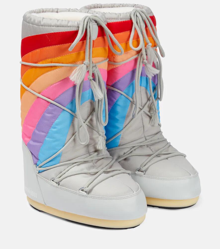 Moon Boot Icon Rainbow snow boots Cover