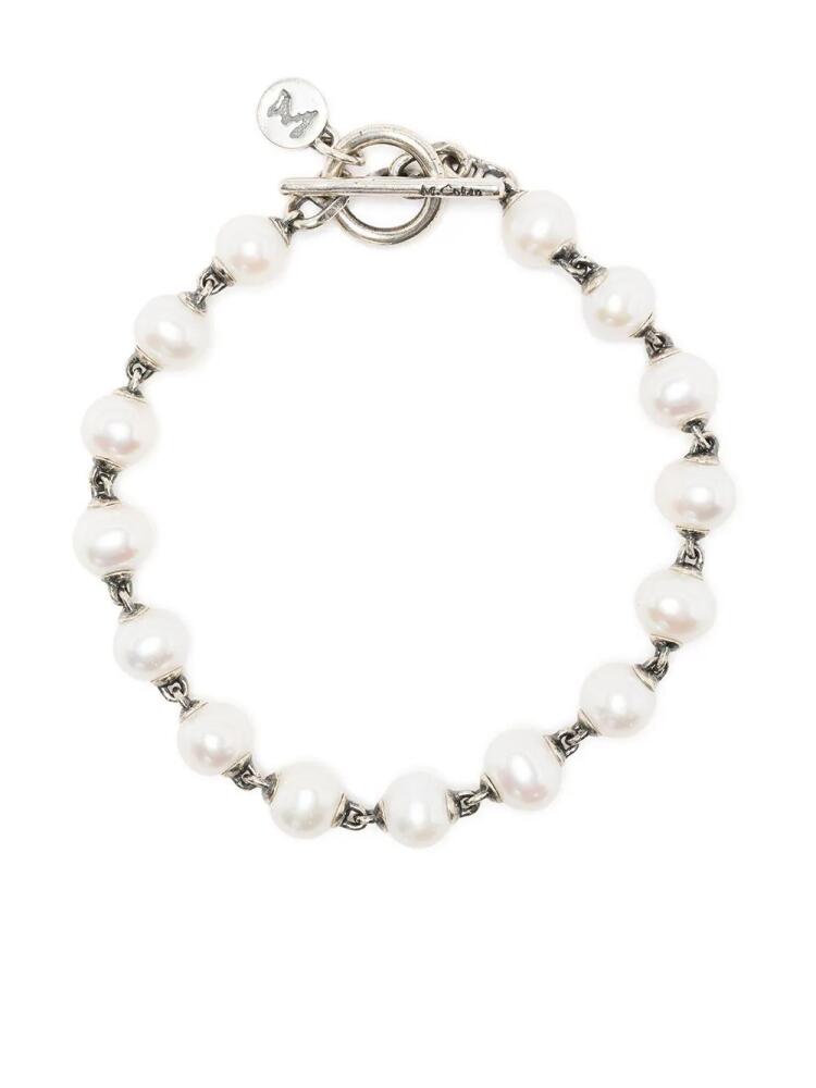 M.Cohen pearl-embellished chain bracelet - Silver Cover