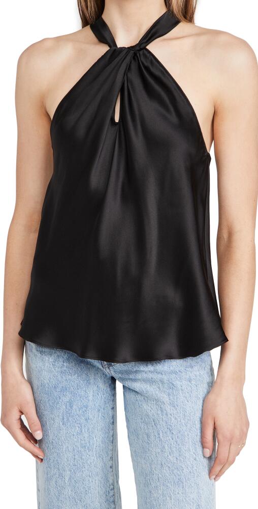 Amanda Uprichard Wanda Top Black Cover