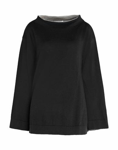 Liviana Conti Woman Sweater Black Virgin Wool Cover