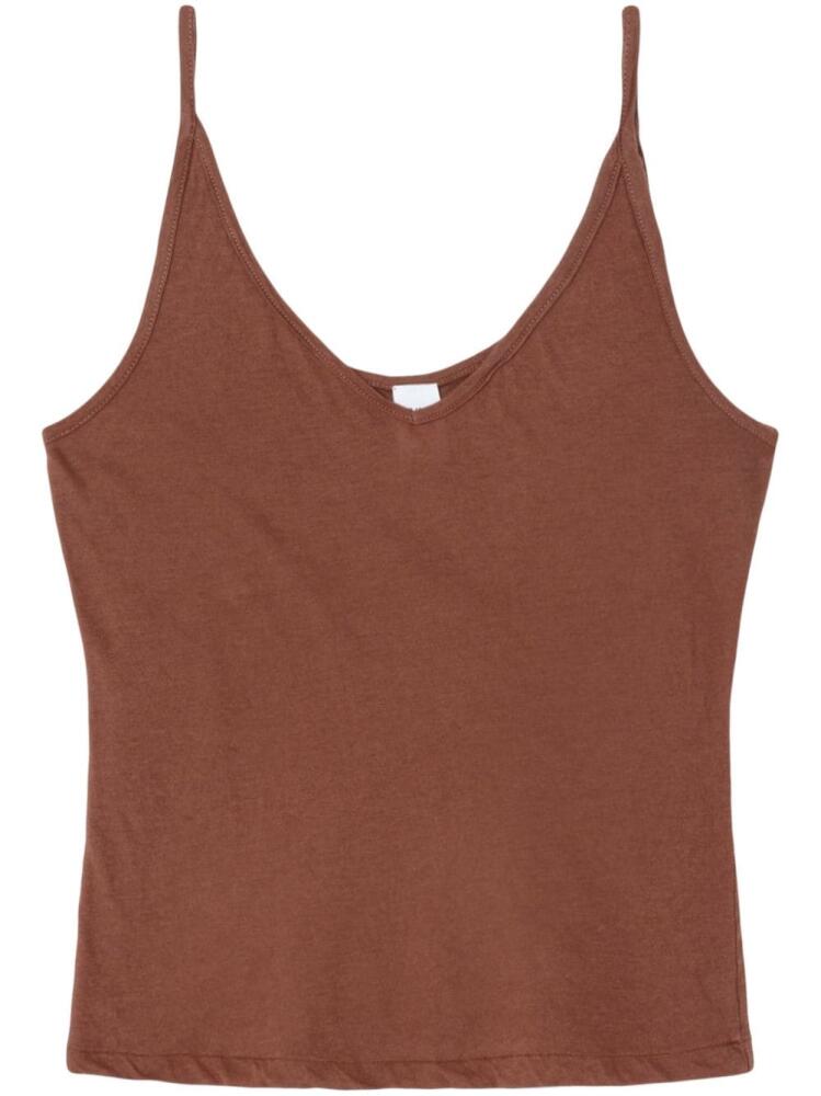 RE/DONE Hanes sheer tank top - Brown Cover