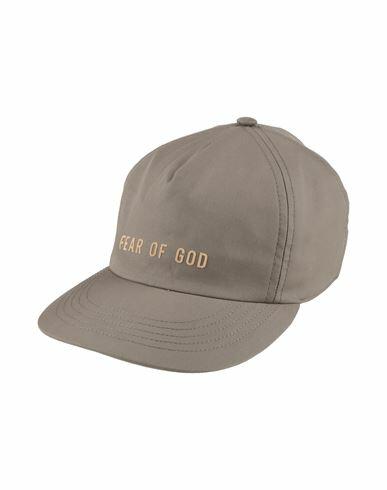 Fear Of God Man Hat Dove grey Cotton Cover