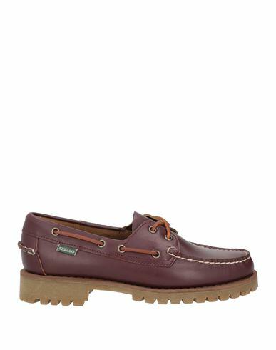 Sebago Woman Loafers Burgundy Leather Cover