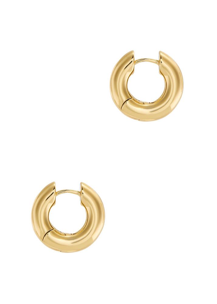 Anni LU The Big O 24kt Gold-plated Hoop Earrings Cover