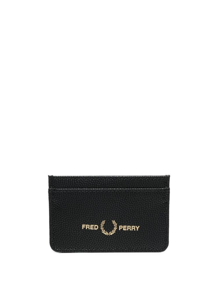 Fred Perry logo-print cardholder - Black Cover