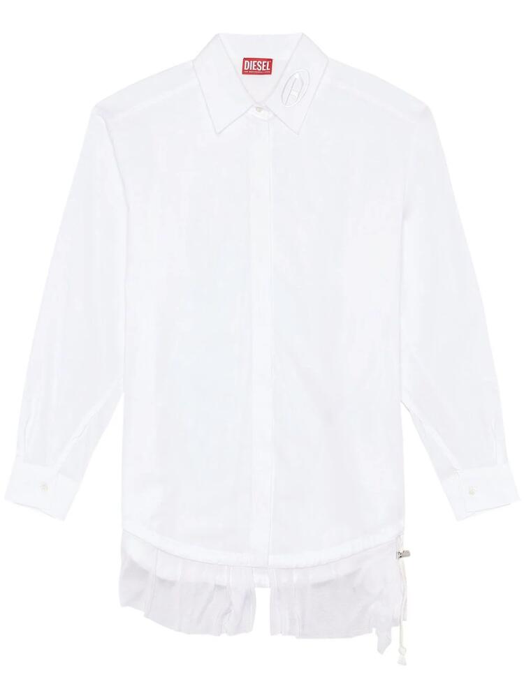 Diesel C-Entel cotton-poplin shirt - White Cover