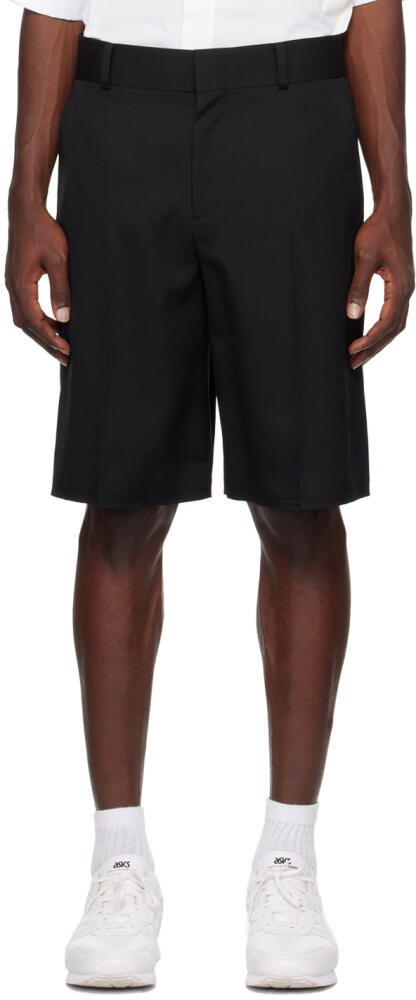 We11done Black Low-Rise Shorts Cover