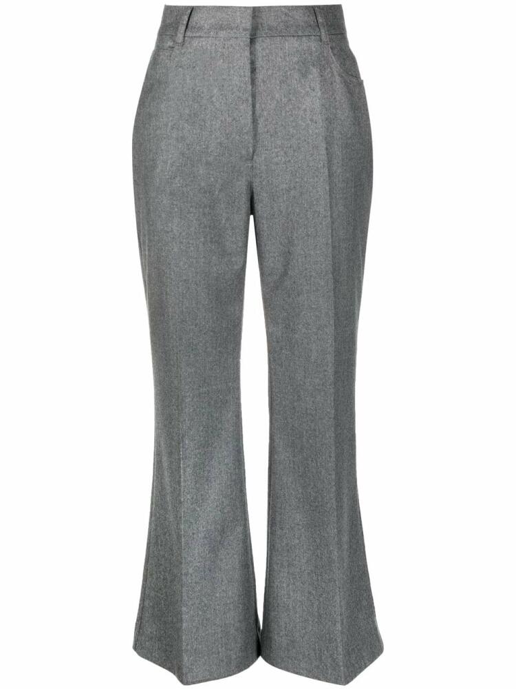 Stella McCartney flared wool tailored trousers - Grey Cover