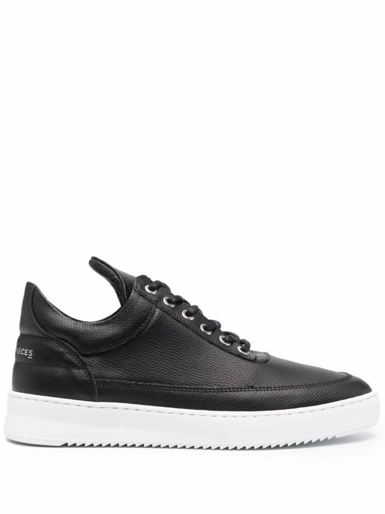 Filling Pieces logo low-top sneakers - Black Cover