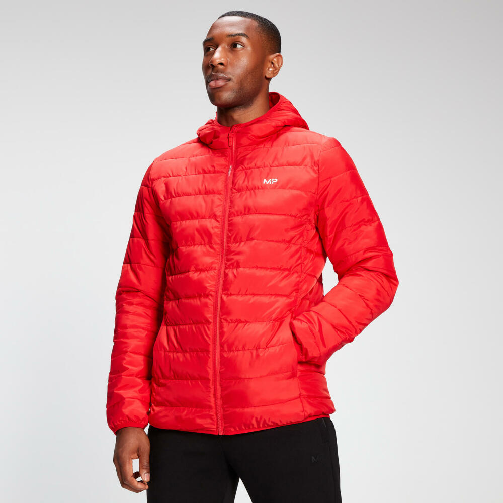 MP Men's Lightweight Hooded Packable Puffer Jacket - Danger Cover