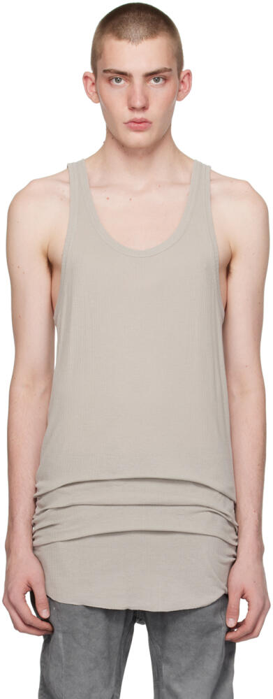 11 by Boris Bidjan Saberi Gray T1B Tank Top Cover