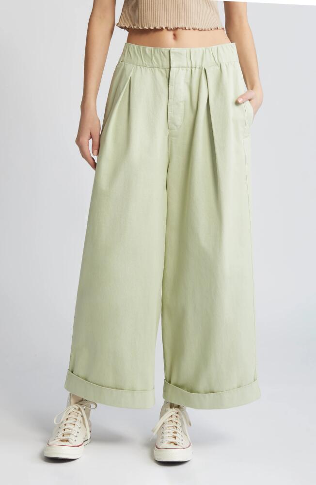 Free People After Love Roll Cuff Wide Leg Pants in Meadow Haze Cover