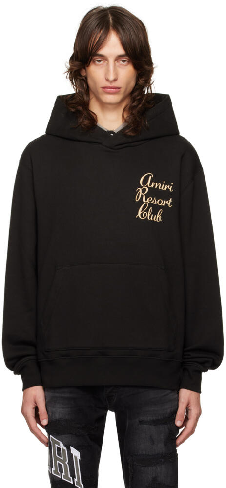 AMIRI Black 'Amiri Resort Club' Hoodie Cover