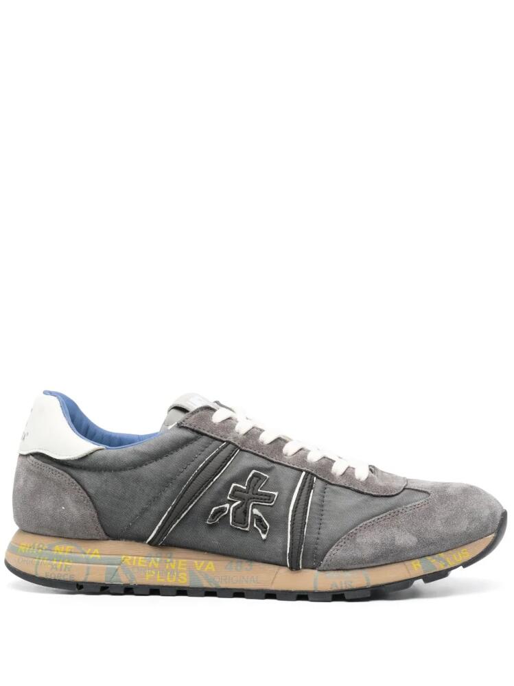 Premiata Lucy low-top suede sneakers - Grey Cover