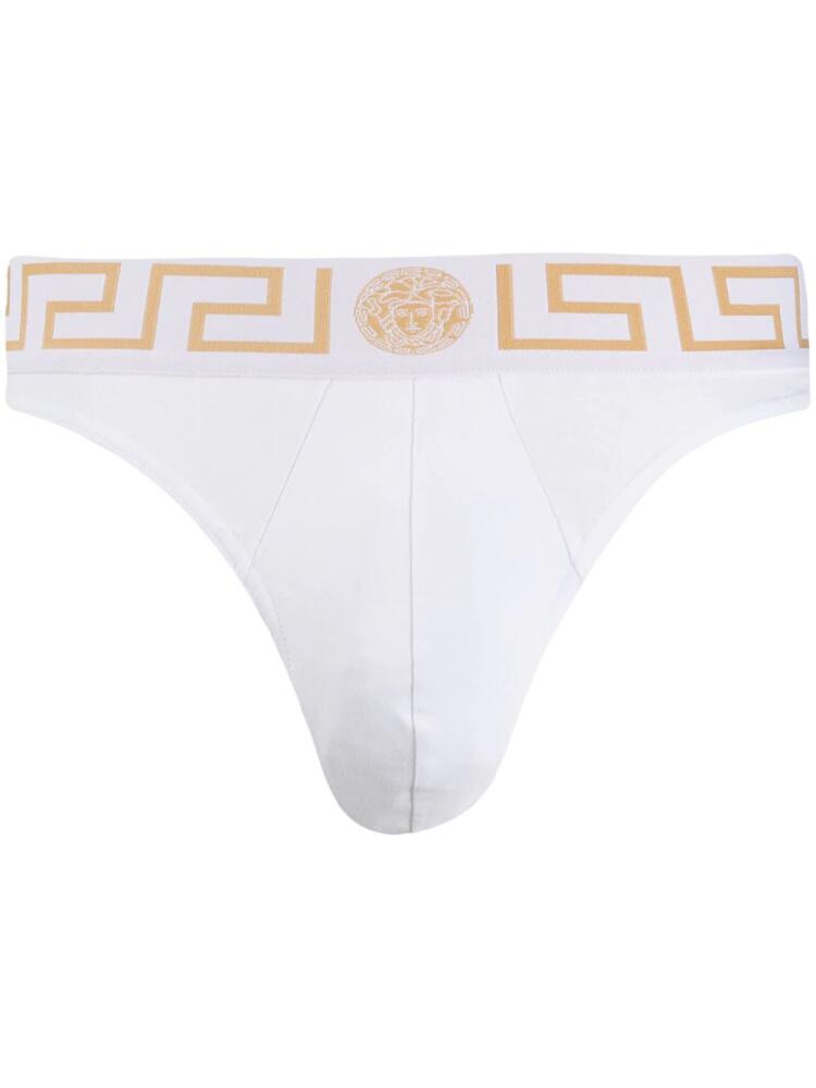 Versace Greca border briefs - White Cover