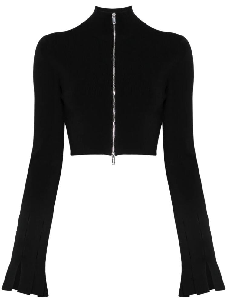 Nanushka zip-up cardigan - Black Cover