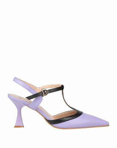 Divine Follie Woman Pumps Light purple Soft Leather Cover