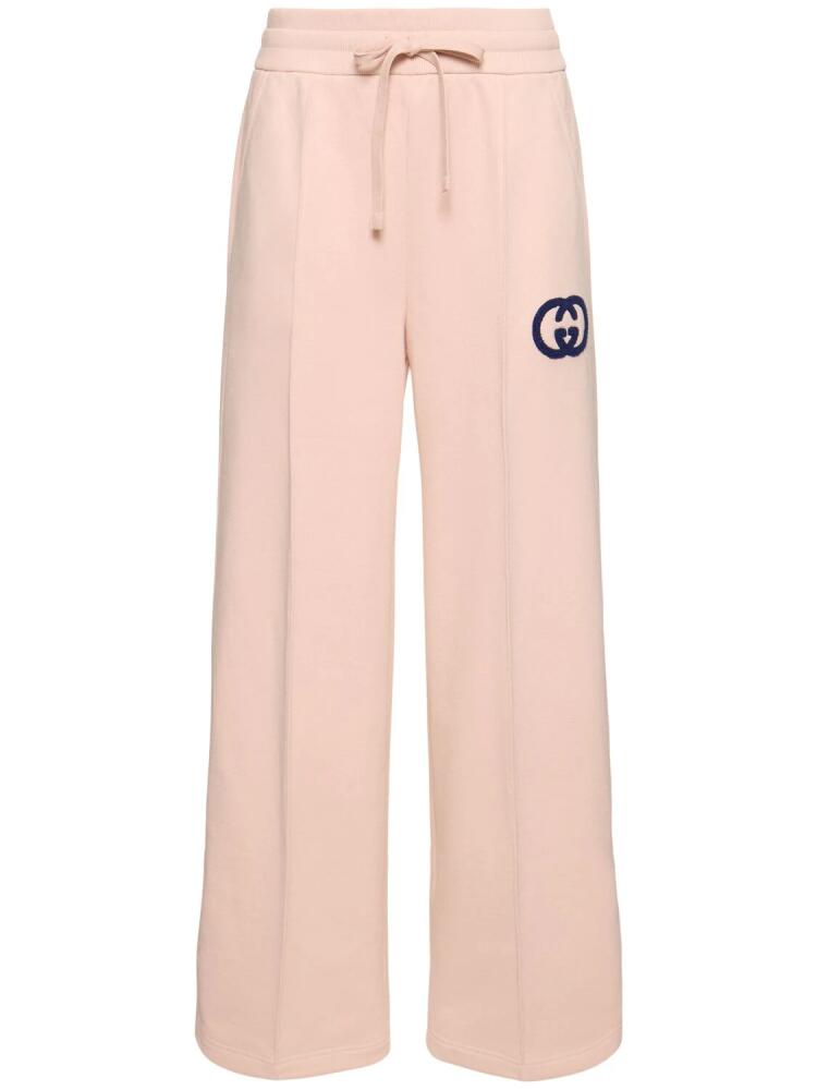 GUCCI Light Felted Cotton Jersey Joggers Cover