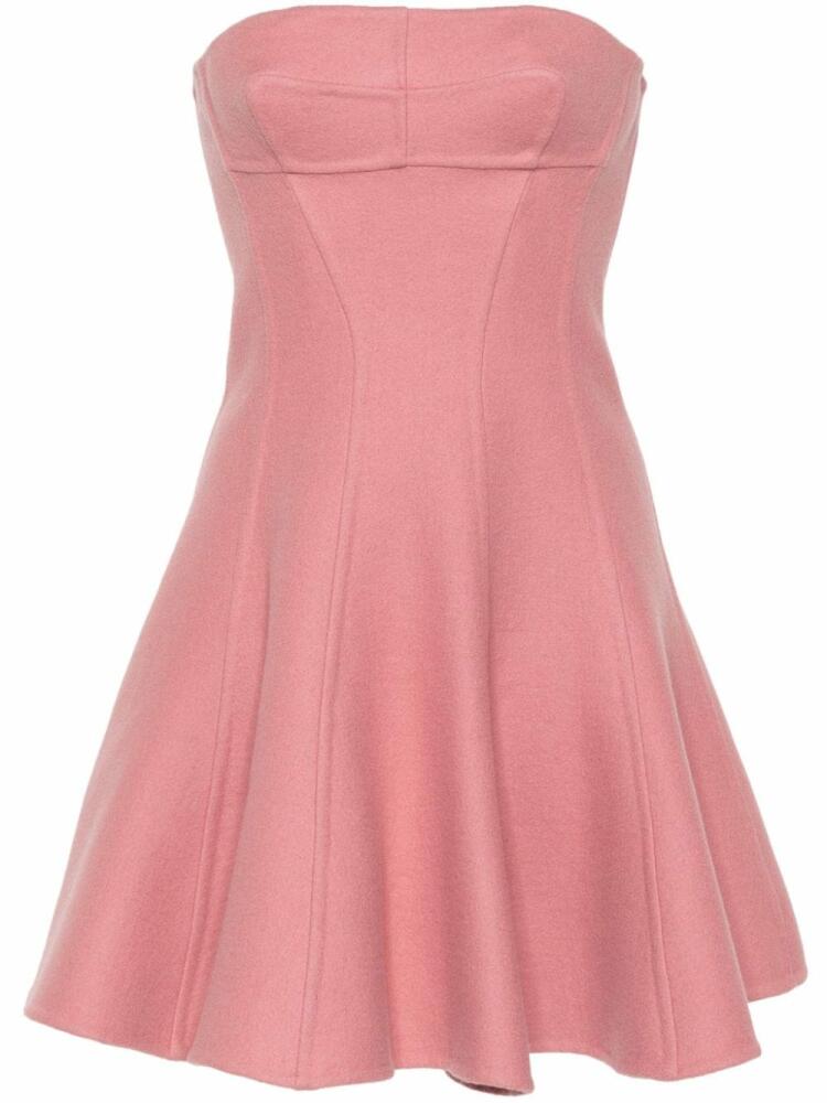 Ermanno Scervino virgin-wool mini dress - Pink Cover