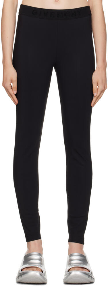 Givenchy Black Elasticized Leggings Cover