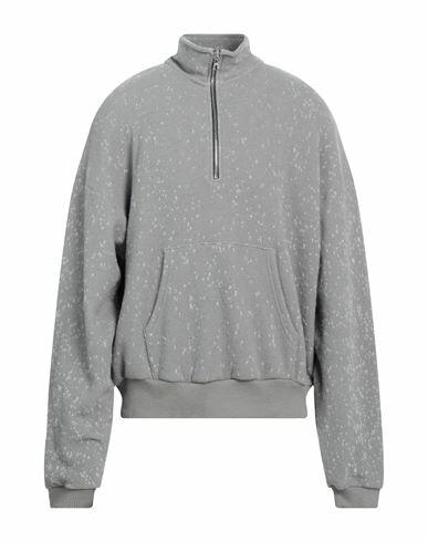 John Elliott Man Sweatshirt Grey Wool, Polyester, Nylon Cover