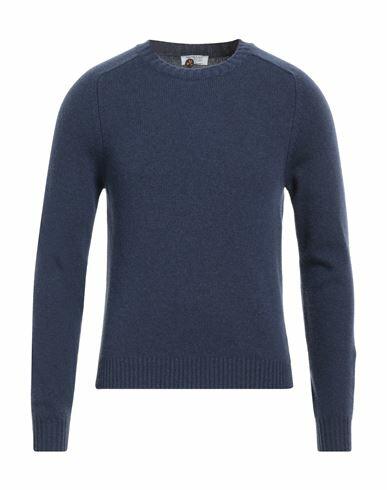 Heritage Man Sweater Navy blue Virgin Wool, Cashmere Cover