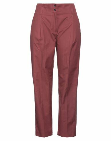 Paul Smith Woman Pants Brick red Organic cotton Cover