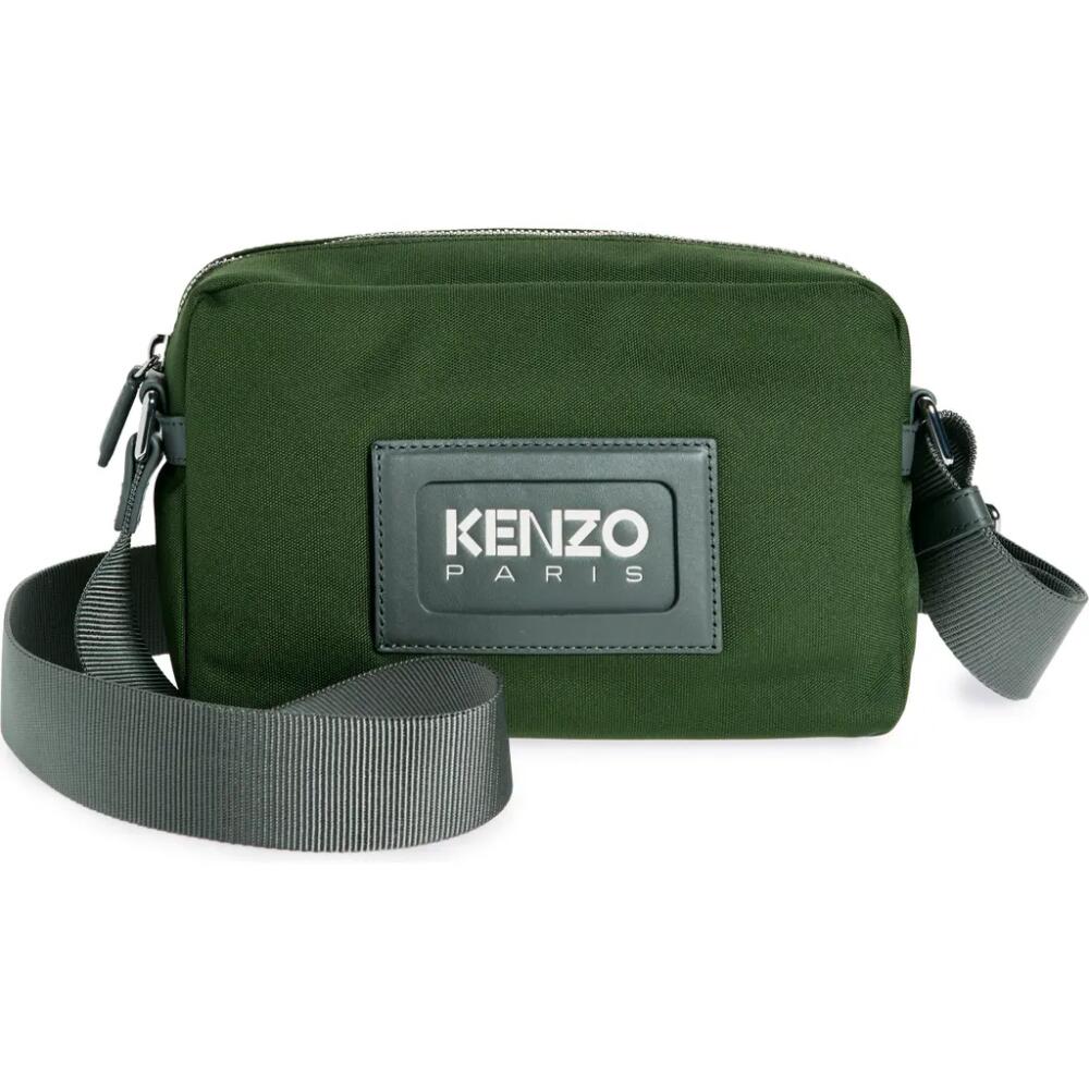 KENZO graphy Canvas Crossbody Bag in Dark Khaki Cover