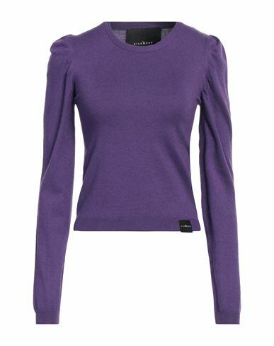 John Richmond Woman Sweater Purple Viscose, Polyester, Nylon Cover