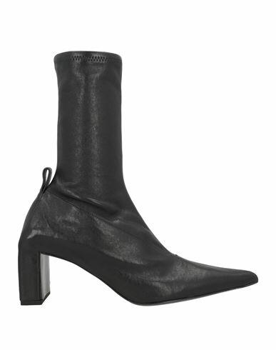 Jil Sander Woman Ankle boots Black Leather Cover