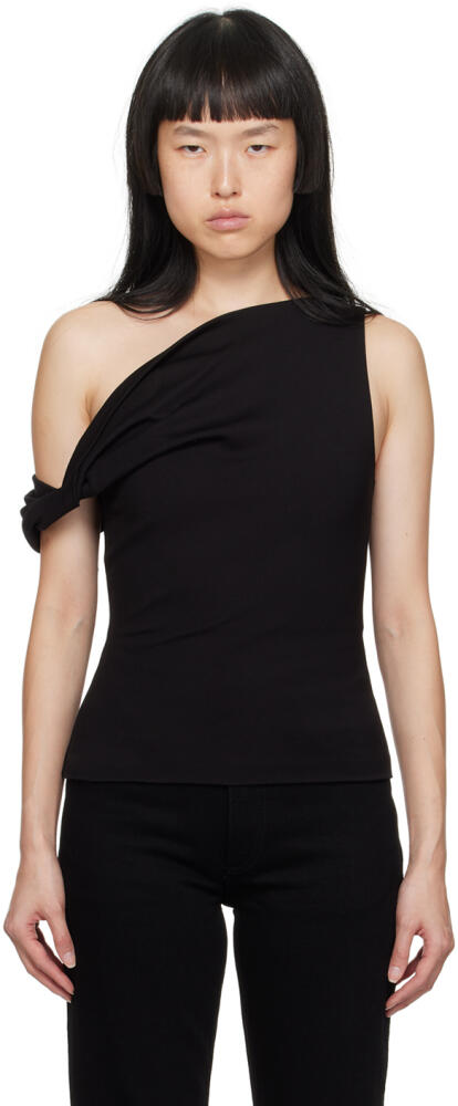 rag & bone Black Twisted Tank Top Cover