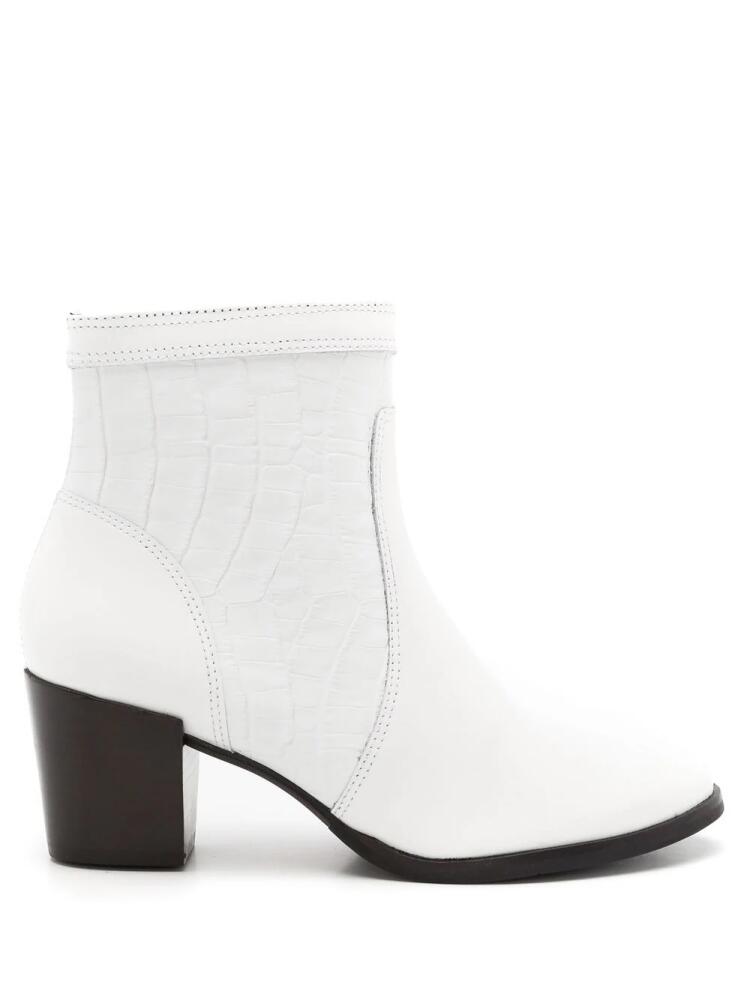 Studio Chofakian Studio 70mm ankle boots - White Cover