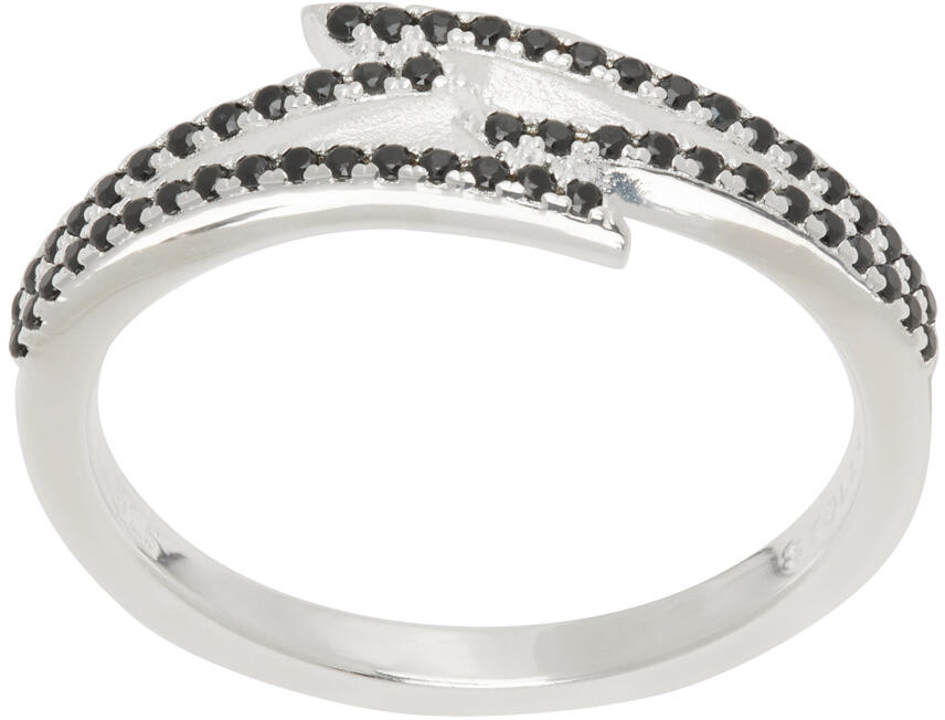 Stolen Girlfriends Club SSENSE Exclusive Silver Dusted Bolt Ring Cover