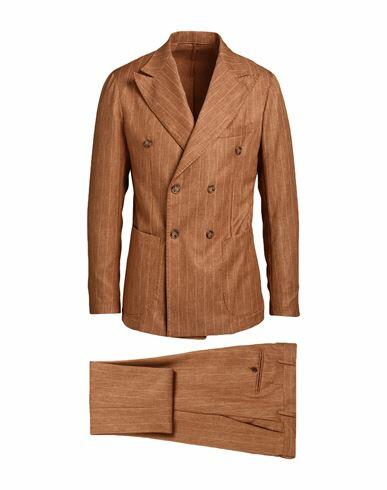 Herman & Sons Man Suit Camel Polyester, Viscose Cover