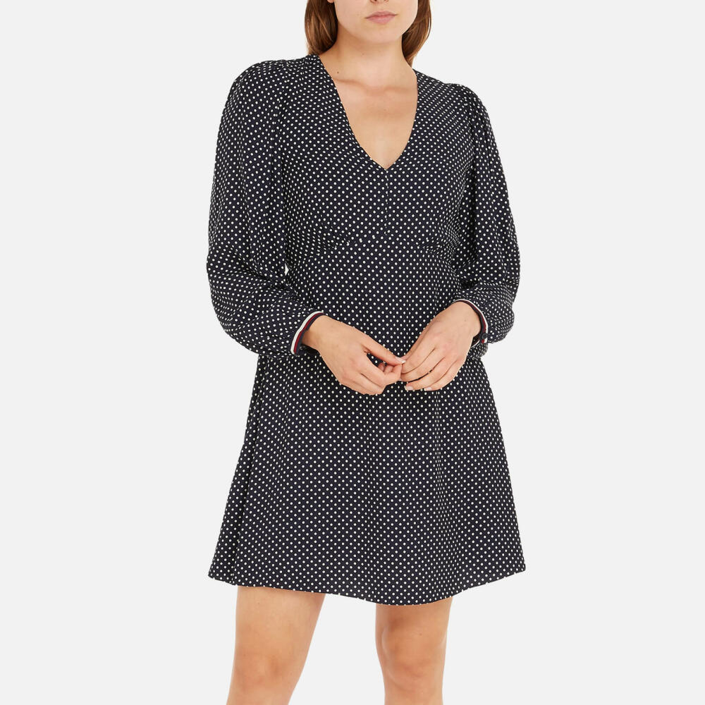 Tommy Hilfiger Jersey Polka Dot Mini Dress - EU 34/UK 6 Cover