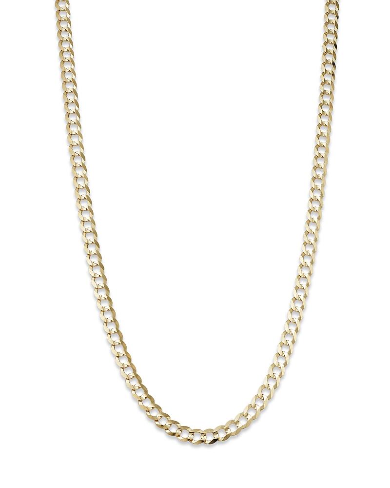 Bloomingdale's Fine Collection Men's Comfort Curb Link Chain Necklace in 14K Yellow Gold, 24 - Exclusive Cover