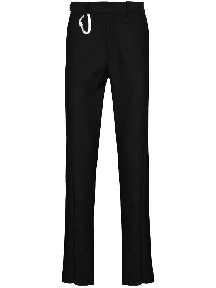 HELIOT EMIL Carabinel wool tailored trousers - Black Cover