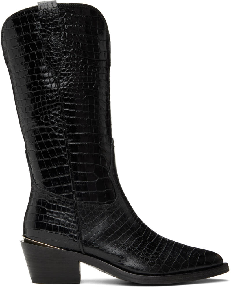 Partlow SSENSE Exclusive Black Meghan Boots Cover