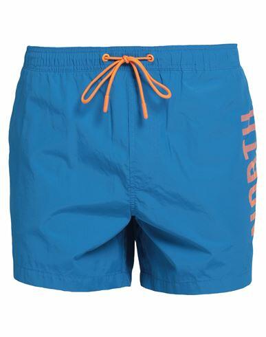 North Sails Man Swim trunks Azure Cotton, Polyamide Cover