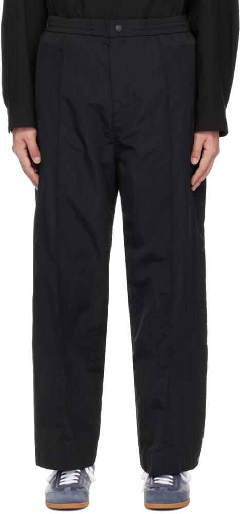 Solid Homme Black Folding Trousers Cover