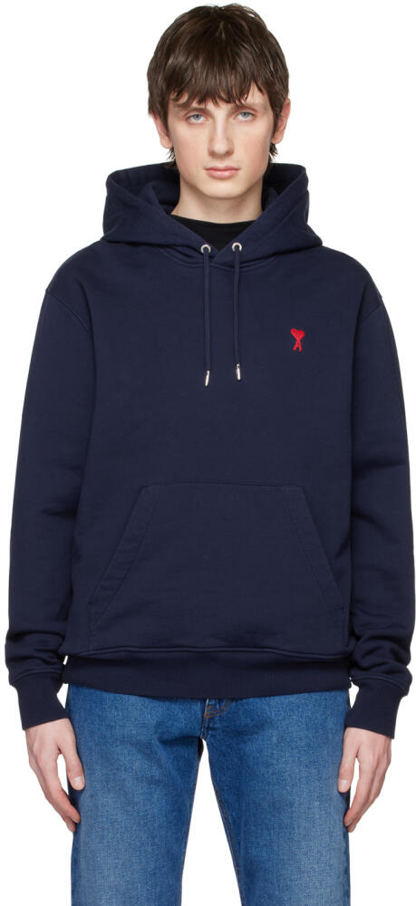 AMI Paris Navy Ami de Cœur Hoodie Cover