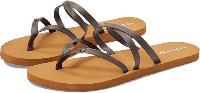 Volcom Easy Breezy II Sandal (Brown 1) Women's Shoes Cover