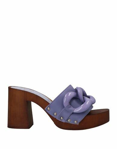 Unlace Woman Mules & Clogs Lilac Soft Leather Cover