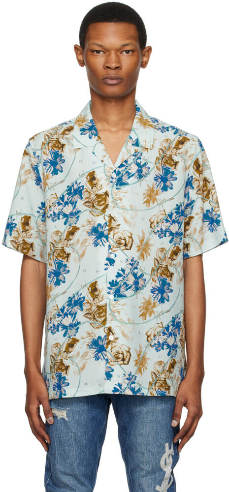 Ksubi Blue Floralist Shirt Cover