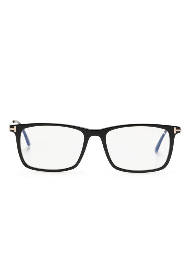 TOM FORD Eyewear rectangle-frame glasses - Brown Cover