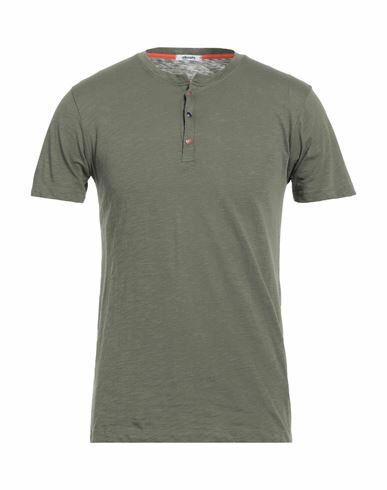 Stilosophy Man T-shirt Military green Cotton Cover