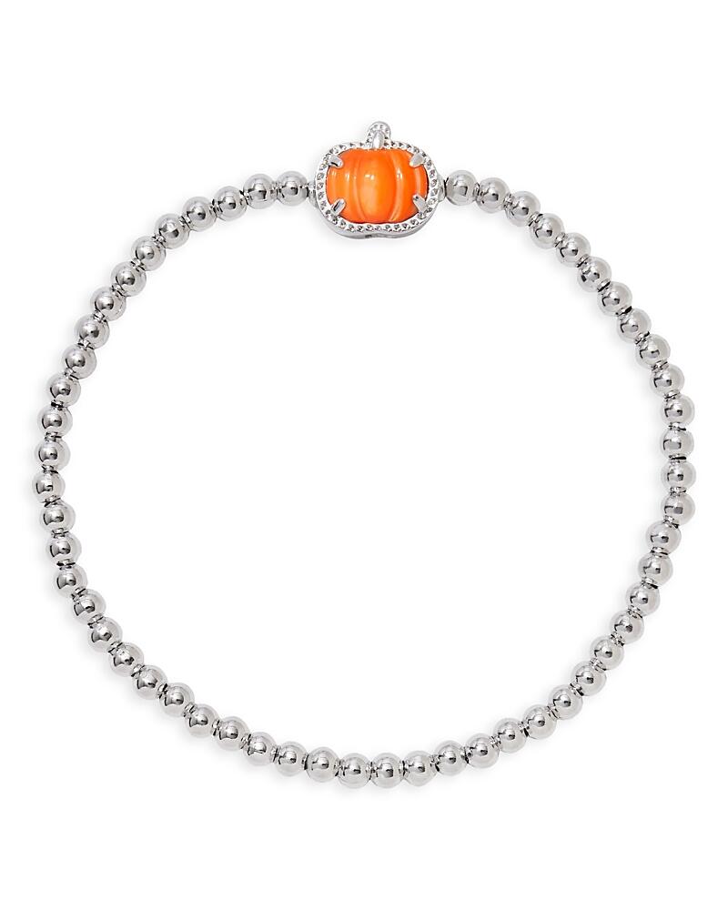 Kendra Scott Gemstone Pumpkin Charm Beaded Stretch Bracelet Cover