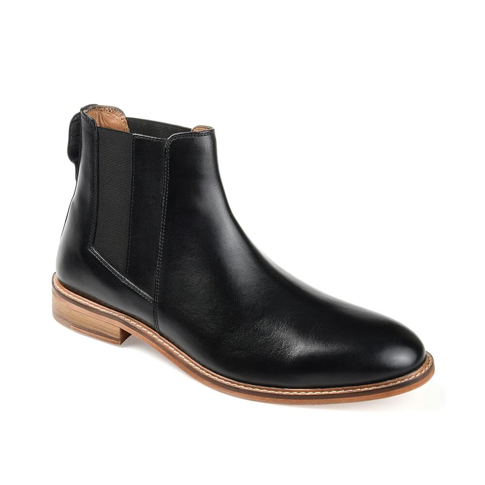 Thomas & Vine Wide Width Corbin Chelsea Boot | Men's | Black Cover