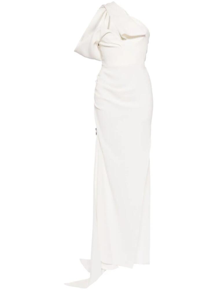 Maticevski one-shoulder maxi dress - White Cover