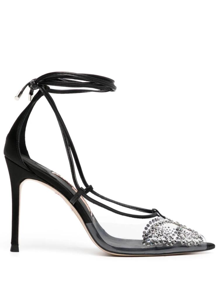 Sophia Webster 90mm Aria crystal-embellished pumps - Black Cover